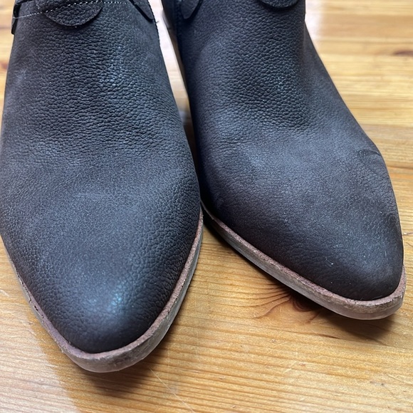 Lucky Brand Women’s Rita Strappy Buckle Wedge Sandals chocolate brown Size 8.5 - Picture 5 of 11